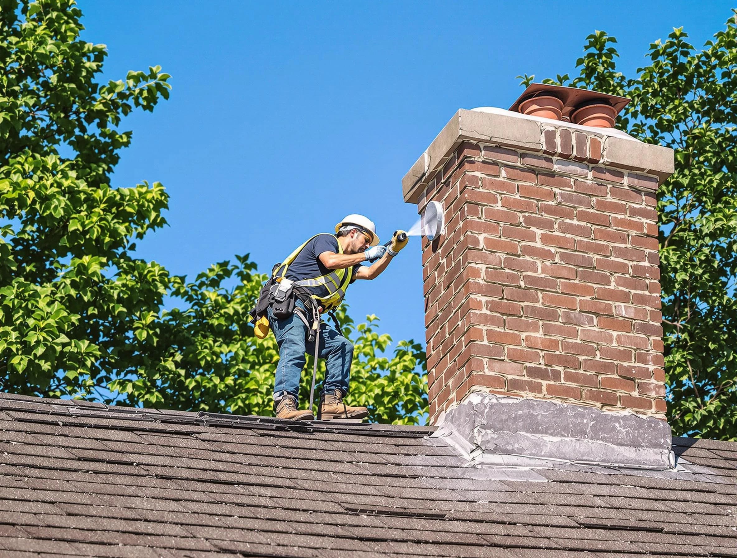 Revere Chimney Sweep performing an inspection with advanced tools in Revere, MA
