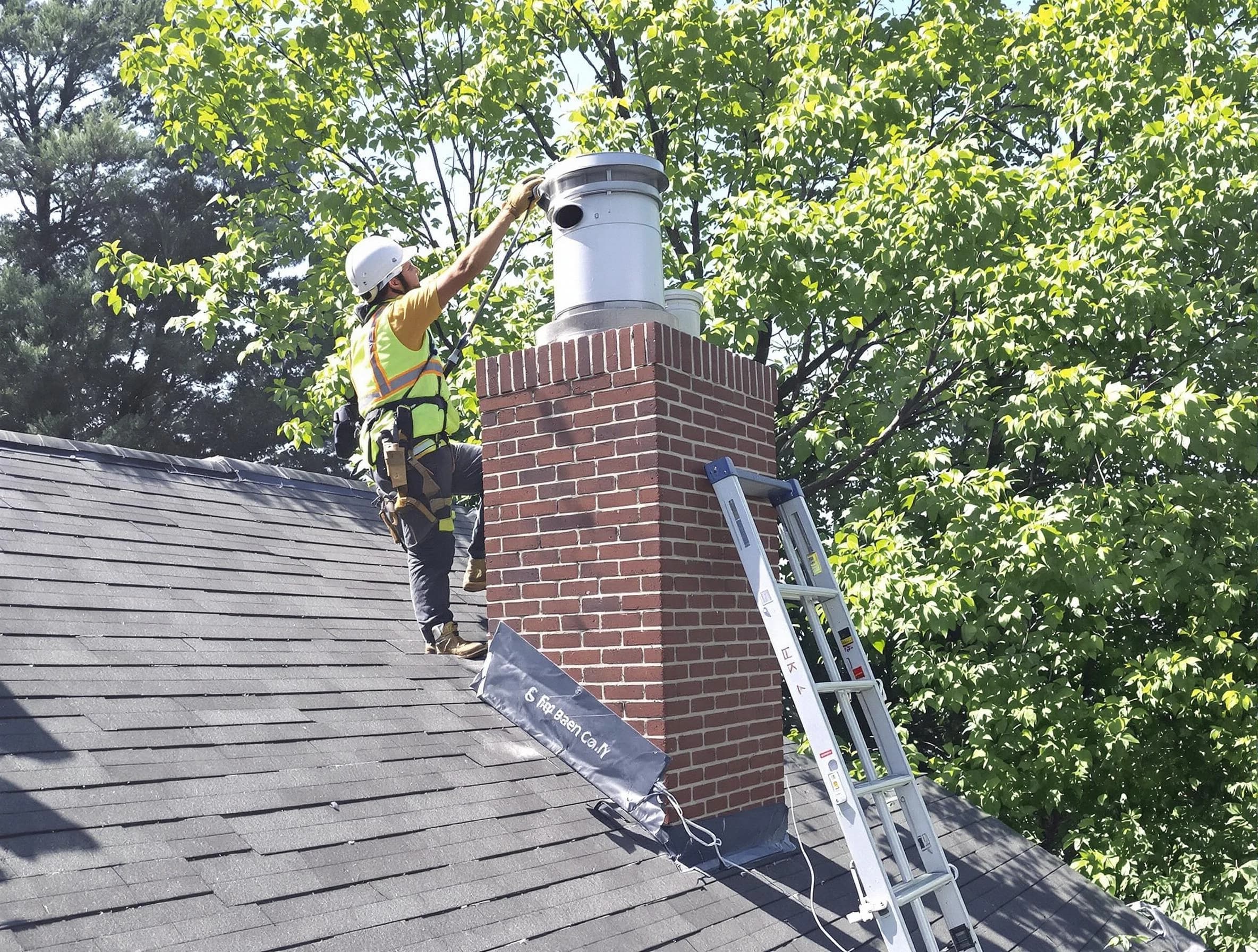 Chimney liner inspection by Revere Chimney Sweep in Revere, MA