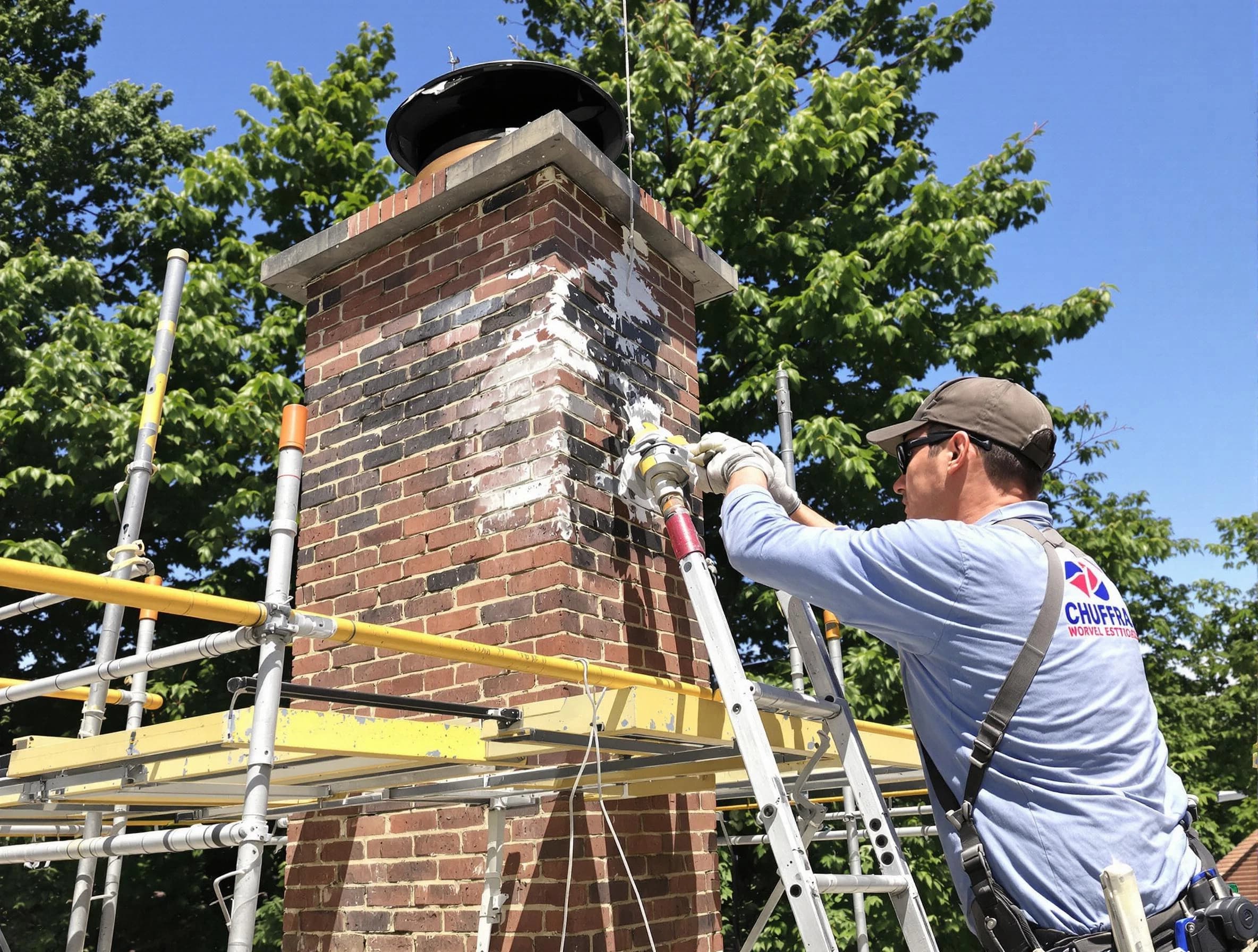 Structural chimney repair by Revere Chimney Sweep in Revere, MA