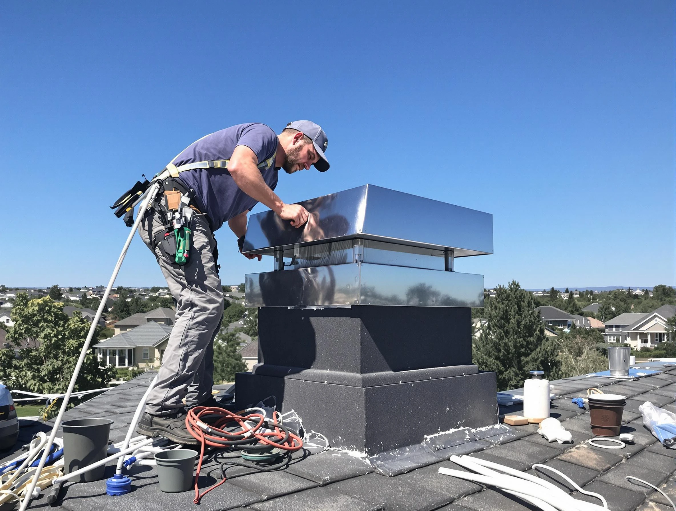 Chimney Cap Services service in Revere, MA