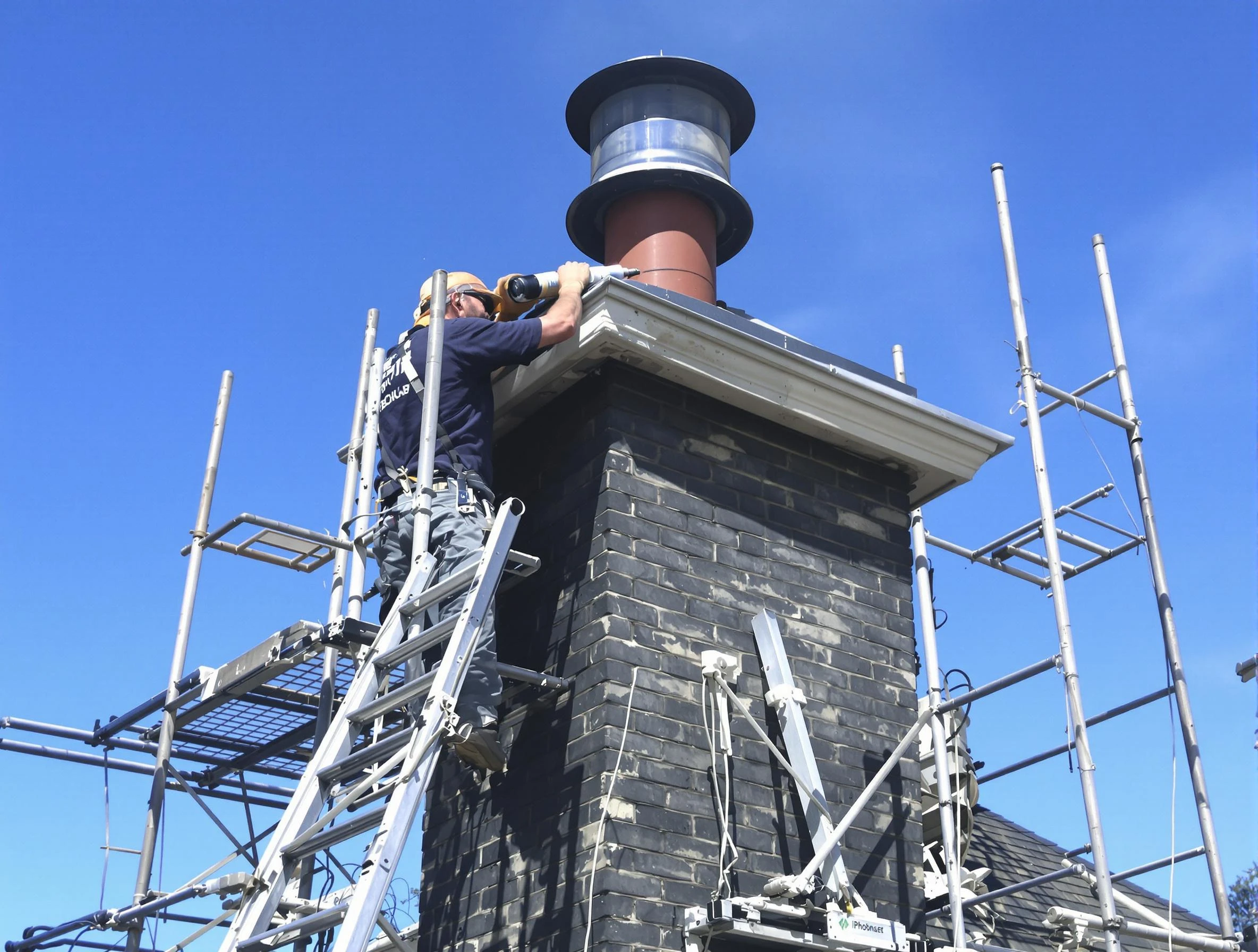 Sturdy chimney crown finished by Revere Chimney Sweep in Revere, MA