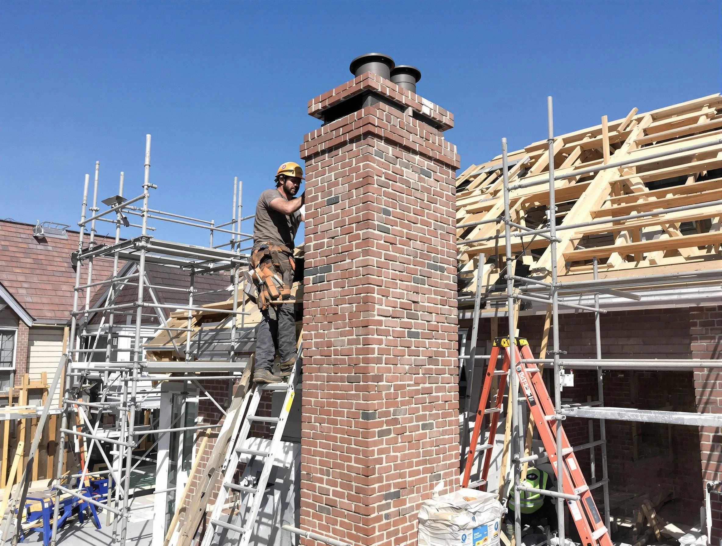 New chimney installation completed by Revere Chimney Sweep in Revere, MA